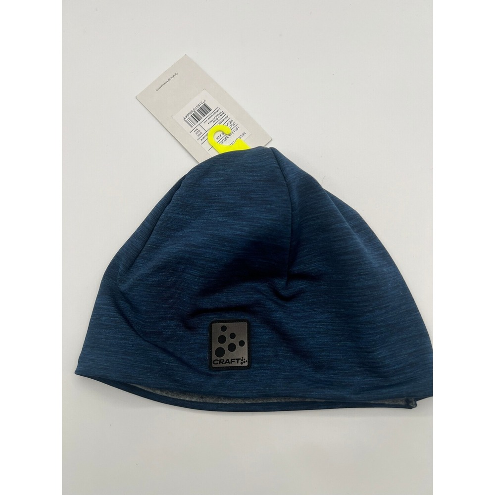 Craft Sportswear Microfleece Hat  Melange Blue Nordic Ski Beanie 1911719 NWT